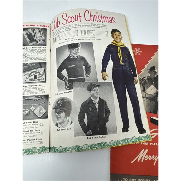 Vintage Cub Scout BSA Christmas Gift Catalog Toys Uniform Craft Projects 40s 50s - Picture 15 of 16